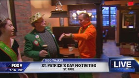 St. Patrick's Day festivities in St. Paul
