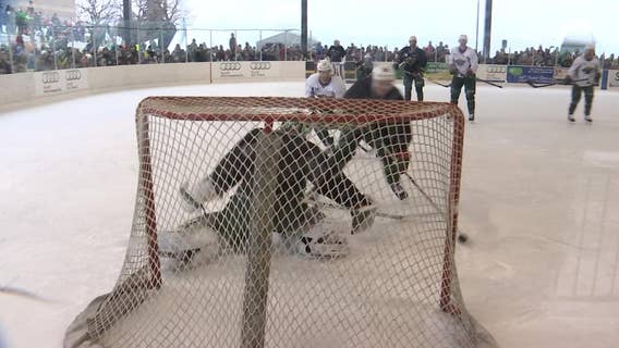 PHOTOS: Minnesota Wild practice outside at Braemar in Edina