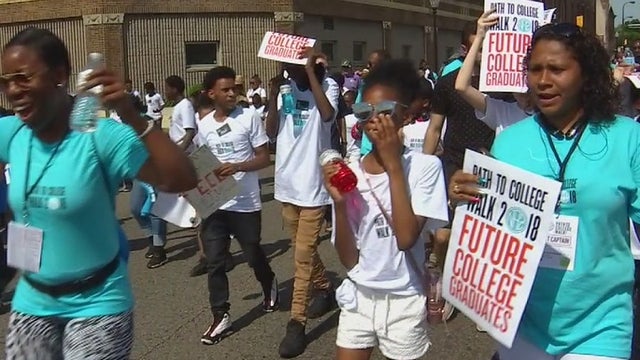 Path to College Walk: North Minneapolis youth aim high