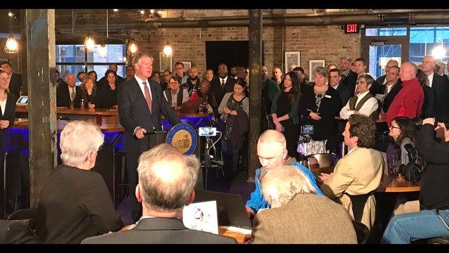 St. Paul Mayor Chris Coleman officially announces he will run for Governor