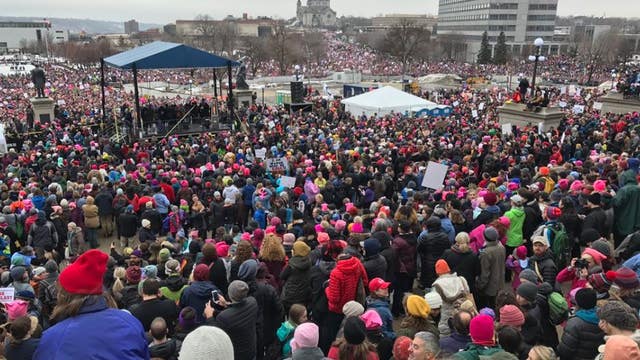 GALLERY: Scenes from the Women's March in St. Paul