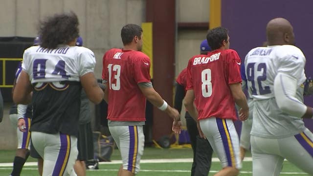Starting Vikings quarterback yet to be named