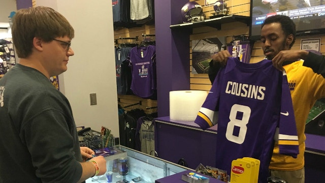 Vikings Cousins jerseys hit the shelves