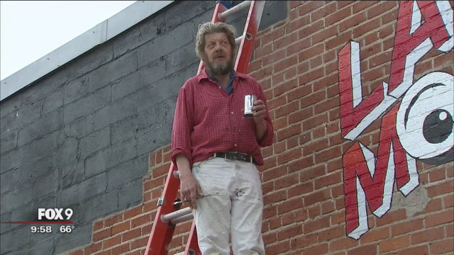 Artist leaves iconic mark on Minneapolis