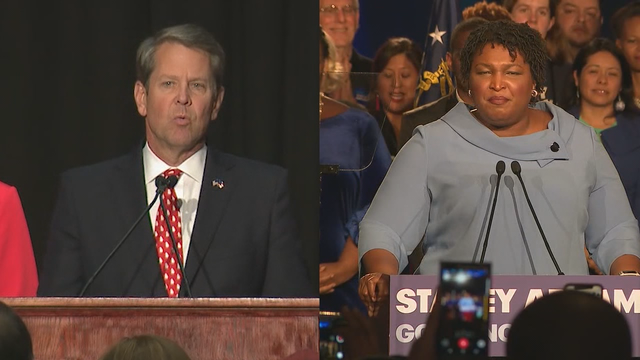 Brian Kemp declares victory; Stacey Abrams isn't conceding