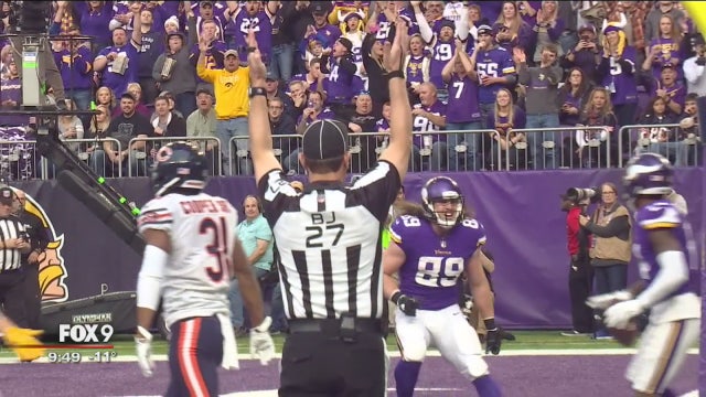 Vikings beat Bears 23-10, get to 13-3 for playoff bye
