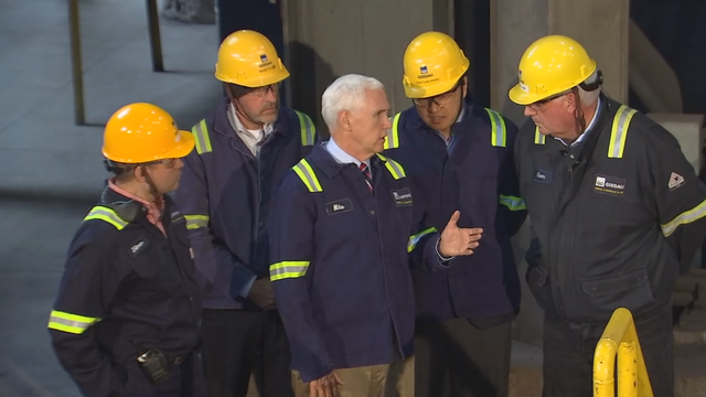 Vice President Pence touts trade deal during St. Paul visit