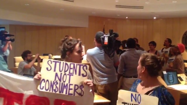 Univ. of Minnesota tuition hike approved, 6 arrested at protest
