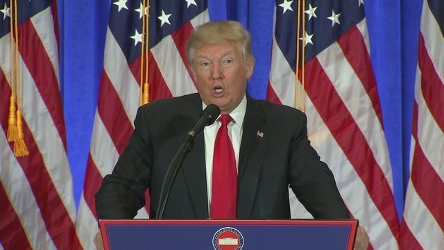 Donald Trump holds first news conference as President-elect
