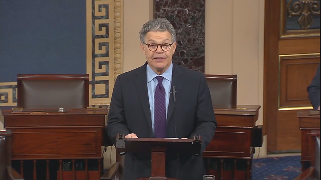 Sen. Franken to officially resign Jan. 2