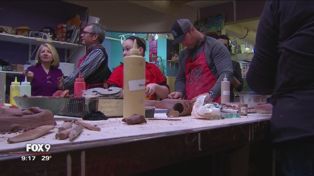Brain injury survivors heal through art