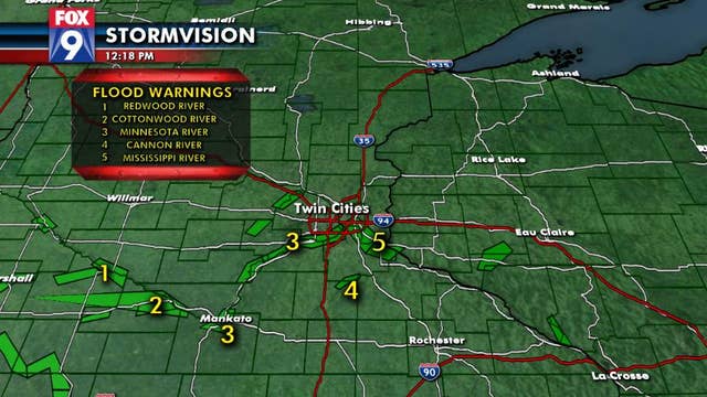 Temperatures rise, flooding continues across southern MN