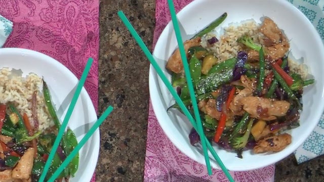 RECIPE: Orange Teriyaki Chicken and Vegetable Stir Fry