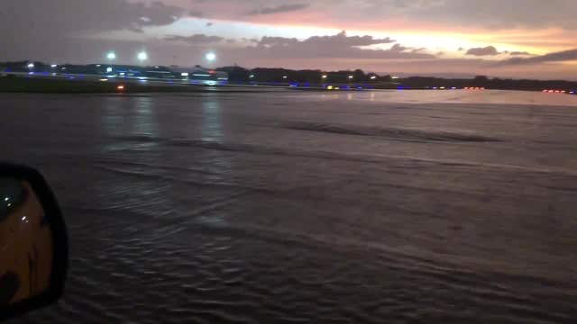 Overnight rain causes flash flooding in Rochester, Minn, closed airport