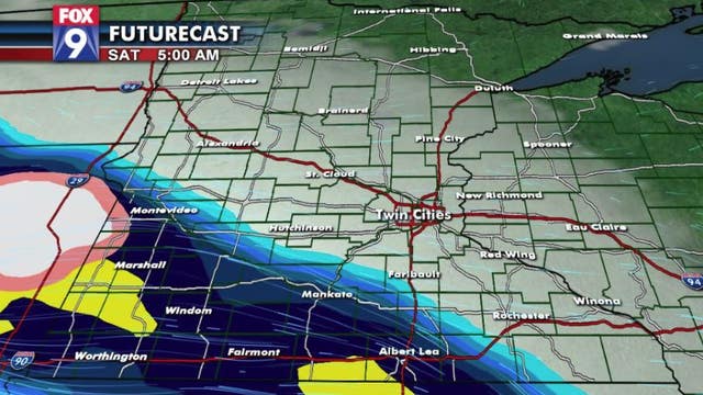 Rain and snow likely Saturday for parts of Minnesota