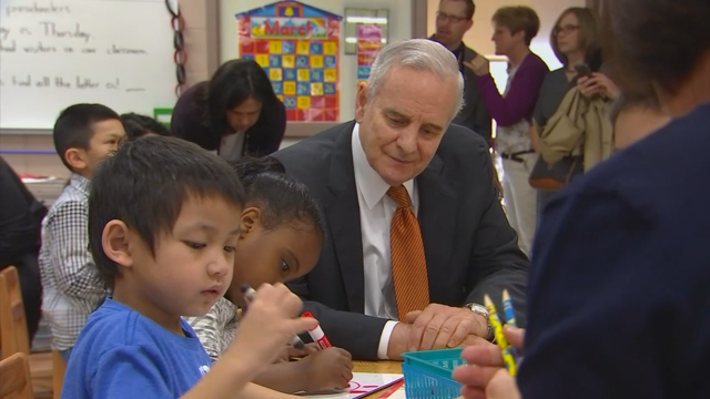 Gov. Dayton tries to secure more funds for preschool program