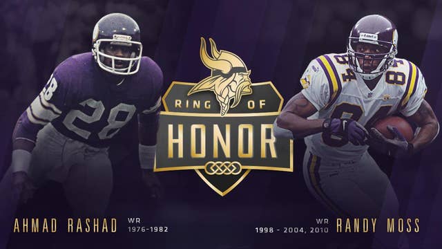 Randy Moss, Ahmad Rashad will be added to Vikings Ring of Honor