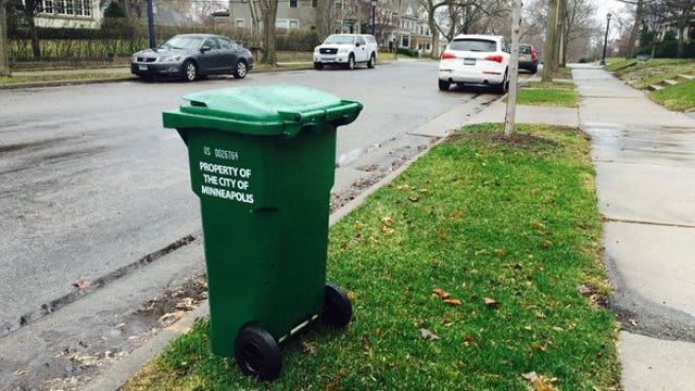 Green organics recycling carts arrive on Minneapolis curbs