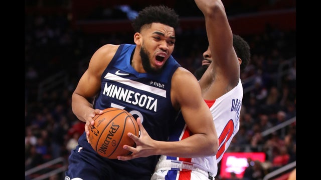 KAT escapes major injury, sits win against Knicks