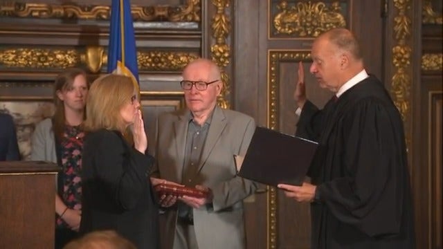 Michelle Fischbach resigns senate seat, takes oath of office as Lt. Gov.