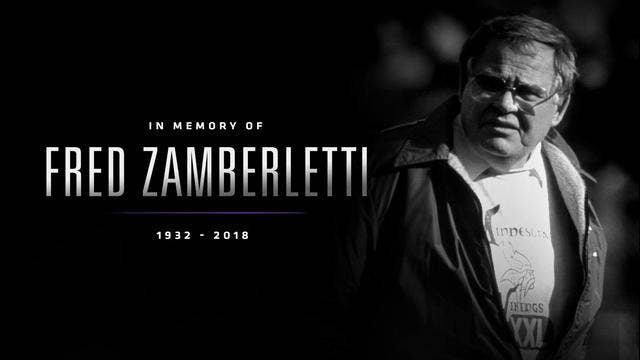 Former Vikings trainer and longtime historian Fred Zamberletti dies at age 86