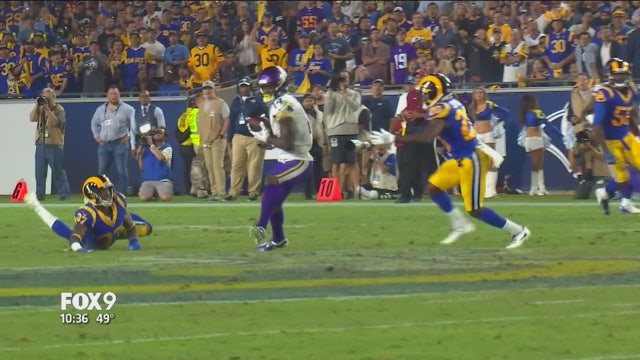 How have Stefon Diggs and Adam Thielen fared this season?