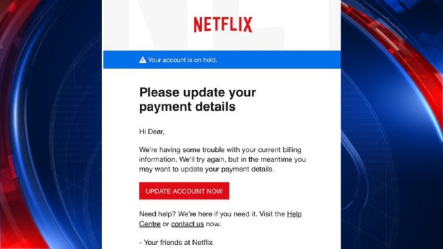 Ohio police warn of Netflix scam email