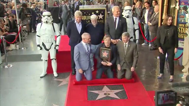 Mark Hamill receives star on Hollywood Walk of Fame