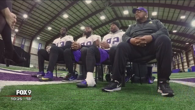 Dawn sits down with Vikings defense