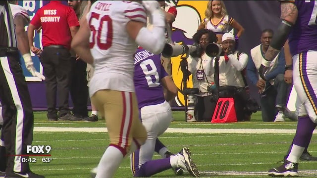 Kirk Cousins makes debut in Vikings win Sunday