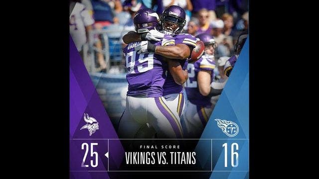 Vikings win opener with 2 defensive TDs, overcoming Blair Walsh misses