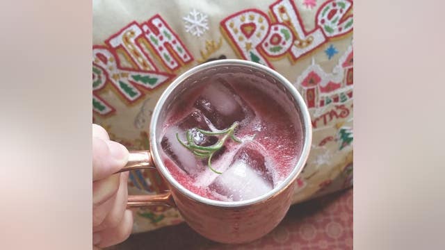 RECIPE: Cranberry rosemary Moscow mule