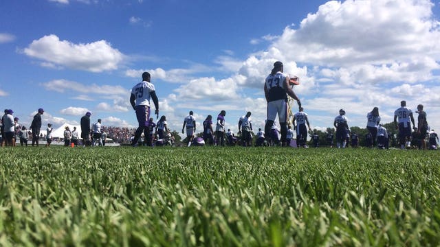 Competition begins with first day of Vikings training camp