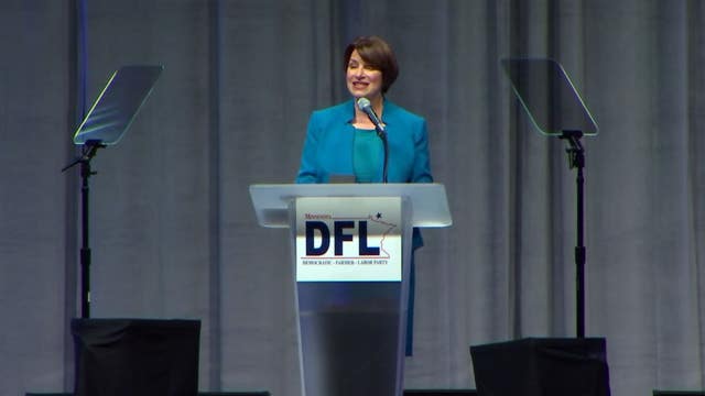 Klobuchar, Smith receive DFL endorsement at convention