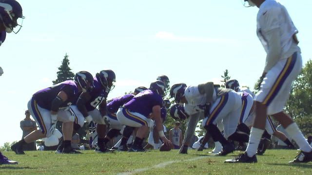 Vikings gear up at Mankato training camp