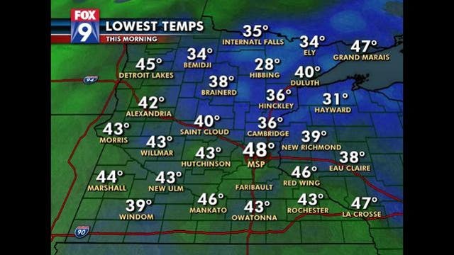 Hibbing hits record low of 28 degrees on June 13