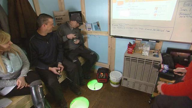Cool work places: Ice fishing house doubles as conference room for Wayzata, Minn. company