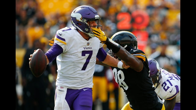 Steelers shut down Bradford-less Vikings