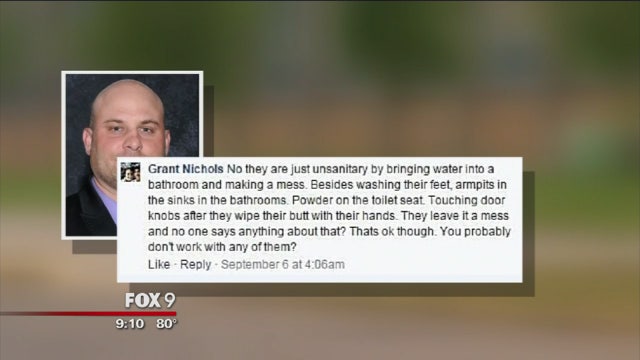 Columbia Heights students walk-out over anti-Muslim Facebook post