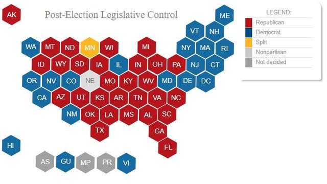 Minnesota will have nation's only divided state legislature, report says
