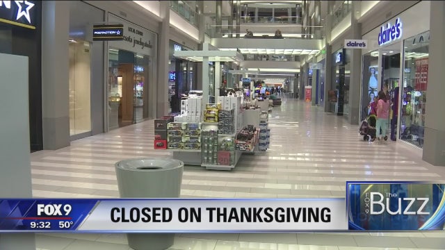 Mall of America announces it will be closed on Thanksgiving