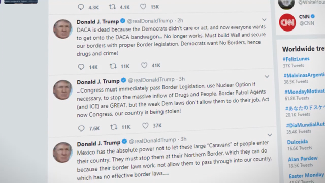 President Trump blames state of DACA on Democrats