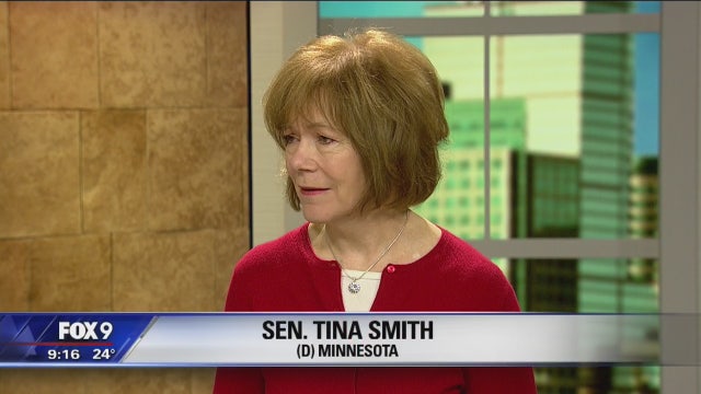 Sen. Tina Smith stops by Fox 9 to talk national issues