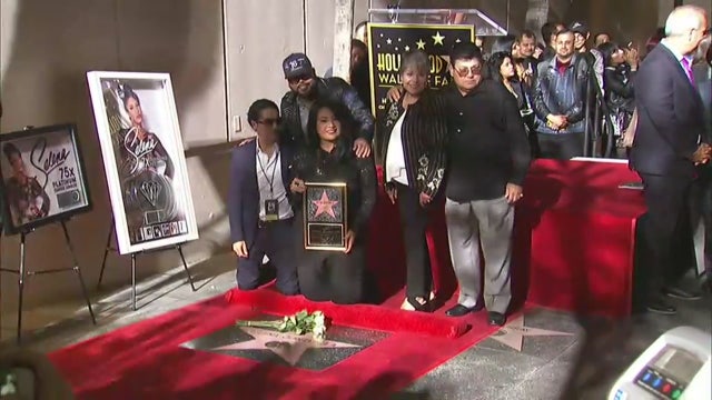 Hollywood Walk of Fame star honoring Selena unveiled Friday