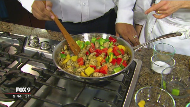 RECIPE: Hearty stew, garden spaghetti and salmon with relish