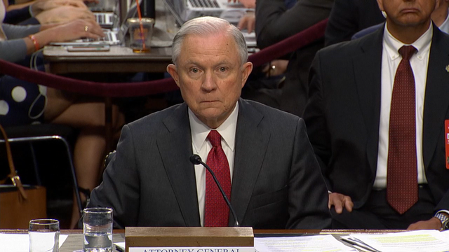 Sessions heatedly denies improper Russia contacts
