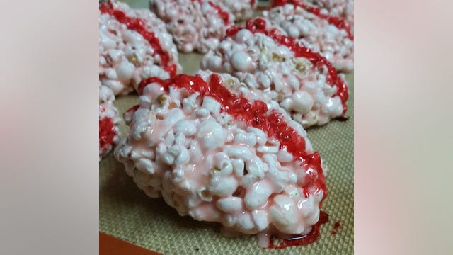 RECIPE: Brain-shaped popcorn treats
