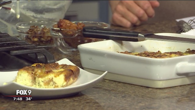 Cornbread and Maple Sausage Pudding