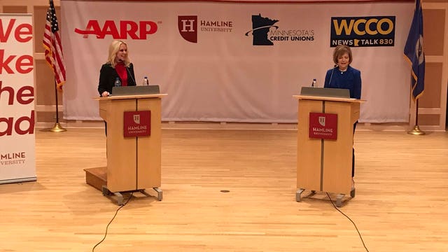 Housley, Smith split on guns and health care in first debate