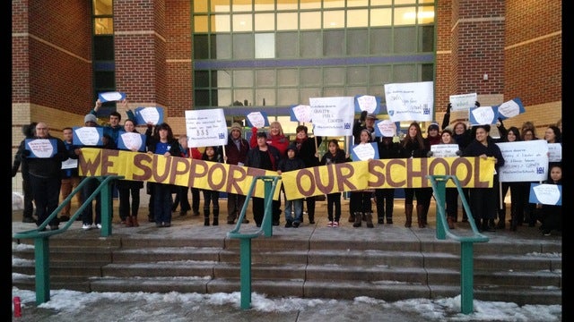 Twin Cities teachers rally to 'Reclaim Our Schools' in protest of Trump's Ed Sec pick